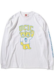 PUNK DRUNKERS（パンクドランカーズ） 双頭ベアロンTEE WHITE