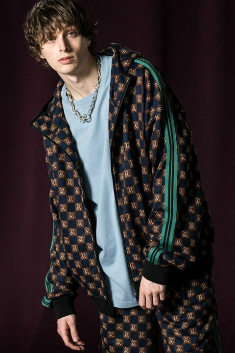 楽天市場】glamb (グラム) Monogram Hooded Jersey / モノグラム 