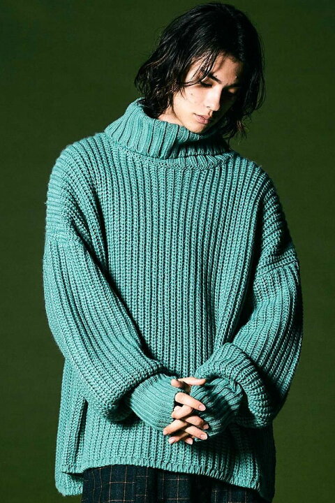 楽天市場】glamb (グラム) Turtle Neck Creed Knit / タートルネック