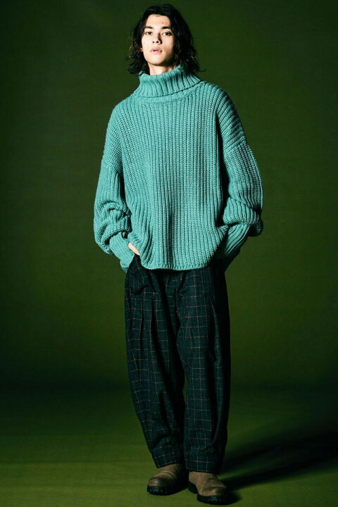 楽天市場】glamb (グラム) Turtle Neck Creed Knit / タートルネック