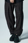 glamb (グラム) Windowpane Balloon Pants / ウインドウペンバルーンパンツ BROWN