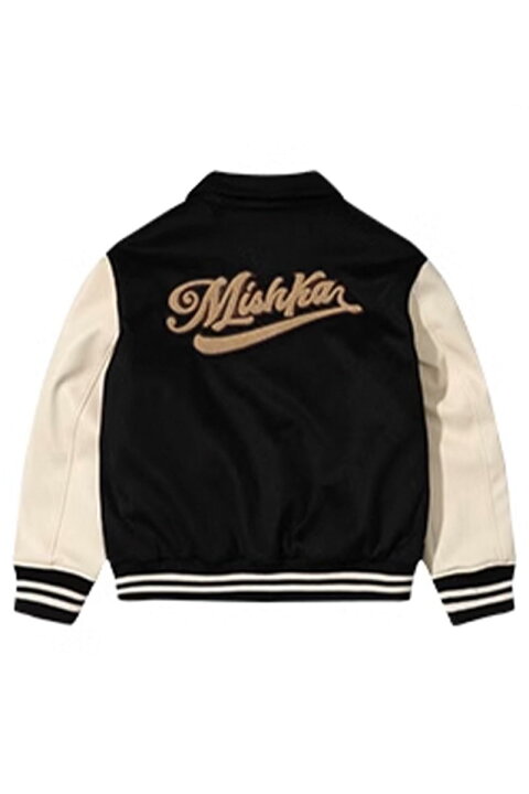 楽天市場】MISHKA (ミシカ) フェイクレザースタジアムジャケット 