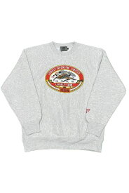 LONELY論理#28 13oz HEAVYWEIGHT "AKA LABEL" CREW NECK HEATHER GRAY