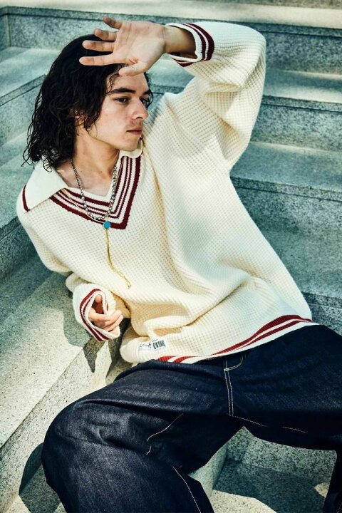 楽天市場】glamb (グラム) Collared Tilden Knit/カラードチルデン 