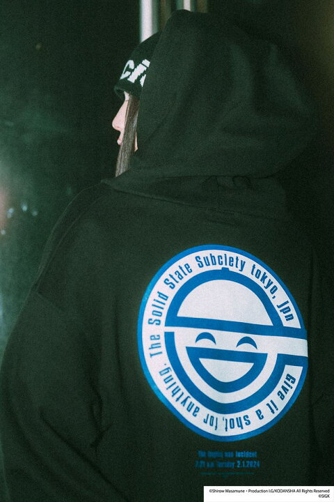 攻殻機動隊 x Subciety incident PARKA BLACK