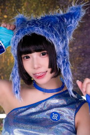 AIKA ELECTRONICS(アイカエレクトロニクス) Fur cap Galaxy【BLUE】