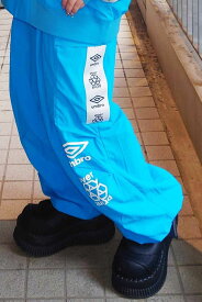 over print（オーバープリント）UMBRO * OVER PRINT CARGO PANTS BLUE