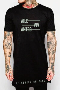 AILE VIVANTES (�G�C�����B���@���e�X) LINE MODE long t-shirt BLACK