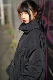 gibous(ギボス) Wind hoodie black