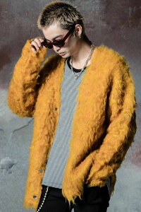 glamb(O)GB0324/KNT04 : Glamour Cardigan / O}[J[fBK - Mustard