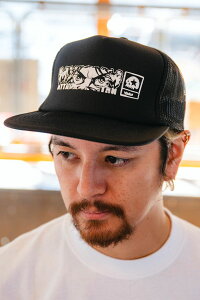 �i���̋��lxMAGICAL MOSH MISFITS(�}�W�J�����b�V���~�X�t�B�b�c) �gMAGICAL MOSH EREN�h MESH CAP WHITE