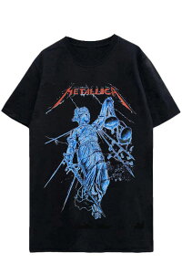 METALLICA UNISEX T-SHIRT: BLUE JUSTICE