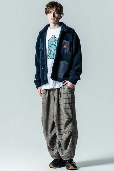 楽天市場】glamb(グラム) Glen Check Wide Pants / グレンチェック 