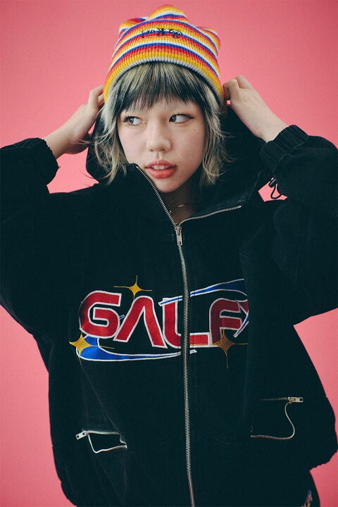 楽天市場】GALFY (ガルフィー) ダーティーデニムフードジャケット 
