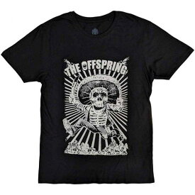 THE OFFSPRING ユニセックスTシャツ: Jumping Skeleton