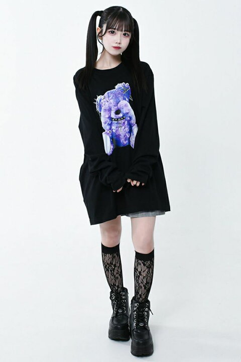 楽天市場】TRAVAS TOKYO(トラバストーキョー) クマロンT Black×Purple 