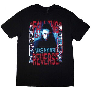 FALLING IN REVERSE �o���hT�V���c ���j�Z�b�N�X: Voice Collage (Black) (Back Print) - BLACK
