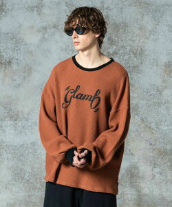 glamb(�O����)GB0325/CS22 : All Purpose Waffle Cutsew - Brown