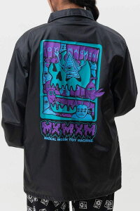 TOY MACHINE x MxMxM �gMAGICAL MOSH TOY MACHINE�h COACH JKT - Black