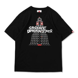 PUNK DRUNKERS (パンク・ドランカーズ) ［PDSxSASUKE］SASUKE DRUNKERS.TEE - BLACK