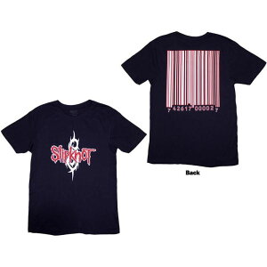 SLIPKNOT �o���hT�V���c ���j�Z�b�N�X: Barcode (Navy Blue) (Back Print)