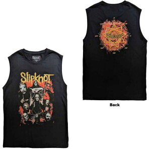 SLIPKNOT Unisex Tank �o���hT�V���c: Come Play Dying (Black) (Back Print)