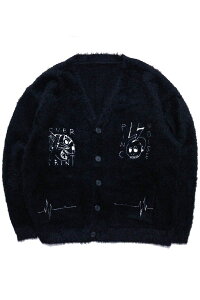 PINC NOISE×over print (�I�[�o�[�v�����g) MOHAIR CARDIGAN - Black
