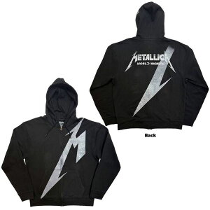 METALLICA Unisex Zipped Hoodie: Shrouded (Black) (Back print)
