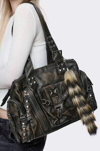 Minga London(�~���K�E�����h��) Sharp Vegan Leather Shoulder Bag