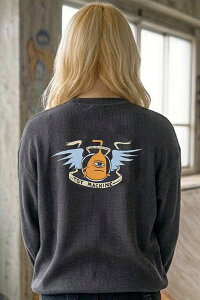 TOY MACHINE (�g�C�E�}�V�[��) LOYAL PAWNS WAFFLE LONG TEE - Chacoal