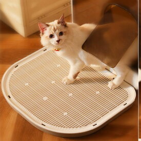 送料無料 砂取りマット 猫 トイレマット 猫用 猫砂キャッチャー 犬 猫砂マット トイレマット 猫砂飛散防止 猫砂取りマット 猫トイレ用品 ペット 滑り止めマット 清潔簡単 猫のトイレ用品 飛び散り防止マット 室内をキレイに保持