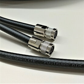 10DSFA(10D-SFA)-LITE 10m 両端NP接栓付 フジクラ 固定局ケーブル！50Ω 無線用 黒色 1本 F10SF-10WN