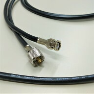 関西通信電線 5DFB(5D-FB) 5m MP＋BNCP接栓付 メール便配送で 日本全国どこでも 50Ω 無線用 同軸ケーブ…