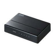 【アウトレット】スイッチングハブ ギガビット 5ポート マグネット付き LAN-GIGAP501BK サンワサプライ