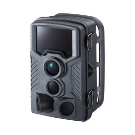【アウトレット】防犯カメラ トレイルカメラ ワイヤレス 赤外線センサー内蔵 800万画素 IP54防水防塵 CMS-SC03GY サンワサプライ