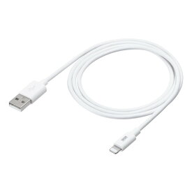 ライトニングケーブル iPhone iPad Apple MFi認証品 充電 同期 Lightning 1m ホワイト EZ5-IPLM011WK2【ネコポス対応】
