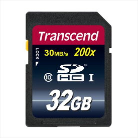 【最大2,500円クーポン発行中】SDカード 32GB Class10 転送速度 SDHC メモリーカード 長期保証 TS32GSDHC10 トランセンド【ネコポス対応】