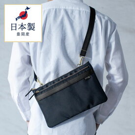 ミニショルダーバッグ サコッシュ 日本製 高強 鎧布 ナイロン 撥水 ネイビー EZ2-BAG177NV