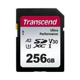 【最大2500円クーポン発行中】Transcend SDXCカード 256GB UHS-I U3 V30 A2 TS256GSDC340S【ネコポス対応】