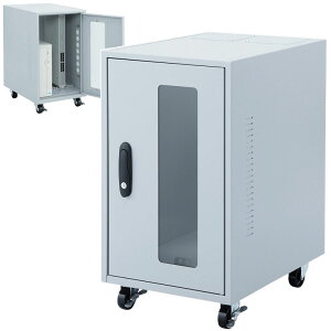 ハブ収納ボックス 防塵 簡易 鍵き 4U 【配達時間指定不可】【代引き 後払い決済不可商品】 MR-FAHBOX4U サンワサプライ