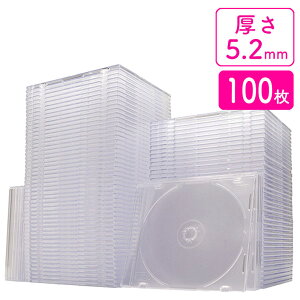 X[p[X DVD CD u[CP[X vP[X NA ^5.2mm 100 BD EZ2-FCD031-100C