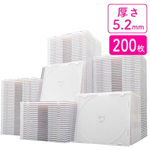 X[p[X DVD CD u[CP[X vP[X zCg ^5.2mm 200 EZ2-FCD031-200W