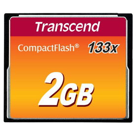 【最大2500円クーポン発行中】コンパクトフラッシュ 133倍速 2GB CF 長期保証 TS2GCF133 トランセンド【ネコポス対応】