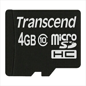 �y�ő�1,000�~�I�t�N�[�|�����s���zTranscend microSDHC�J�[�h 4GB class10 �g�����Z���h �y�l�R�|�X�Ή��z TS4GUSDC10