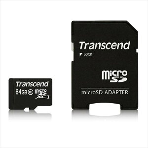 yő1,000~ItN[|szTranscend microSDXCJ[h 64GB Class10 SDJ[hϊA_v^t TS64GUSDXC10ylR|XΉz