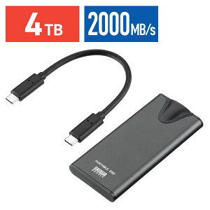 OtSSD Ǐoő2000MB/s ^ e USB Type-C USB20Gbps USB3.2 Gen2×2 PS5 Mac iPad iPhone P[u^ Vo[ |[^u EZ6-USSHylR|XΉz