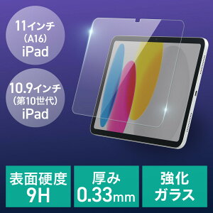 �t���ی�t�B���� �ی�V�[�g Apple iPad A16 ��10���� 10.9�C���`�p �����K���X�t�B���� EZ2-LCD070