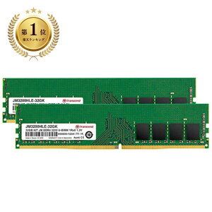 yő2,000~N[|szyyV1ʎ܁zfXNgbvp Transcend 16GB 2Zbg DDR4 3200 U-DIMM 1Rx8 Dual Kit ylR|XΉz JM3200HLE-32GK TTvC
