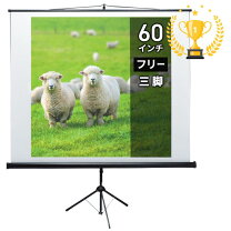 楽天市場】プロジェクタースクリーン 60インチ ケース一体型の通販