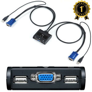 yyV1ʎ܁zKVMXCb` p\Rؑ֊ PC2ؑ VGAfBXvC USB }EX L[{[h G~[V zbgL[ؑ Win Mac SW-KVM2UUN TTvC